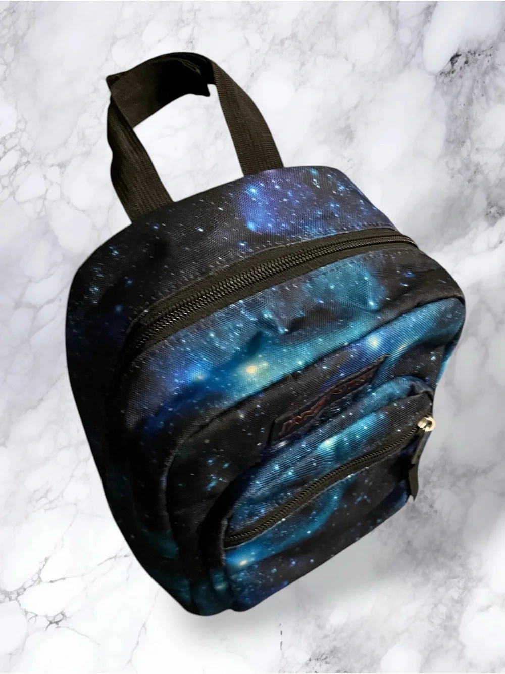 JanSport Big Break Insulated Lunch Bag - Cyberspace Galaxy Cosmic Print